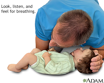 Check for breathing