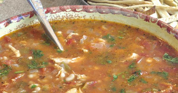 MedlinePlus: Chicken Soup with Tortilla