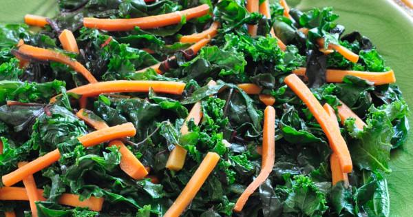 MedlinePlus: Greens with Carrots