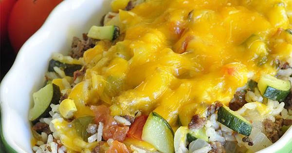 MedlinePlus: Mexican Vegetable and Beef Skillet Meal