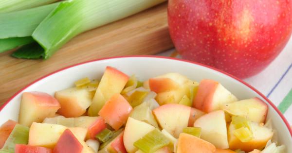 MedlinePlus: Sautéed Leeks and Apples