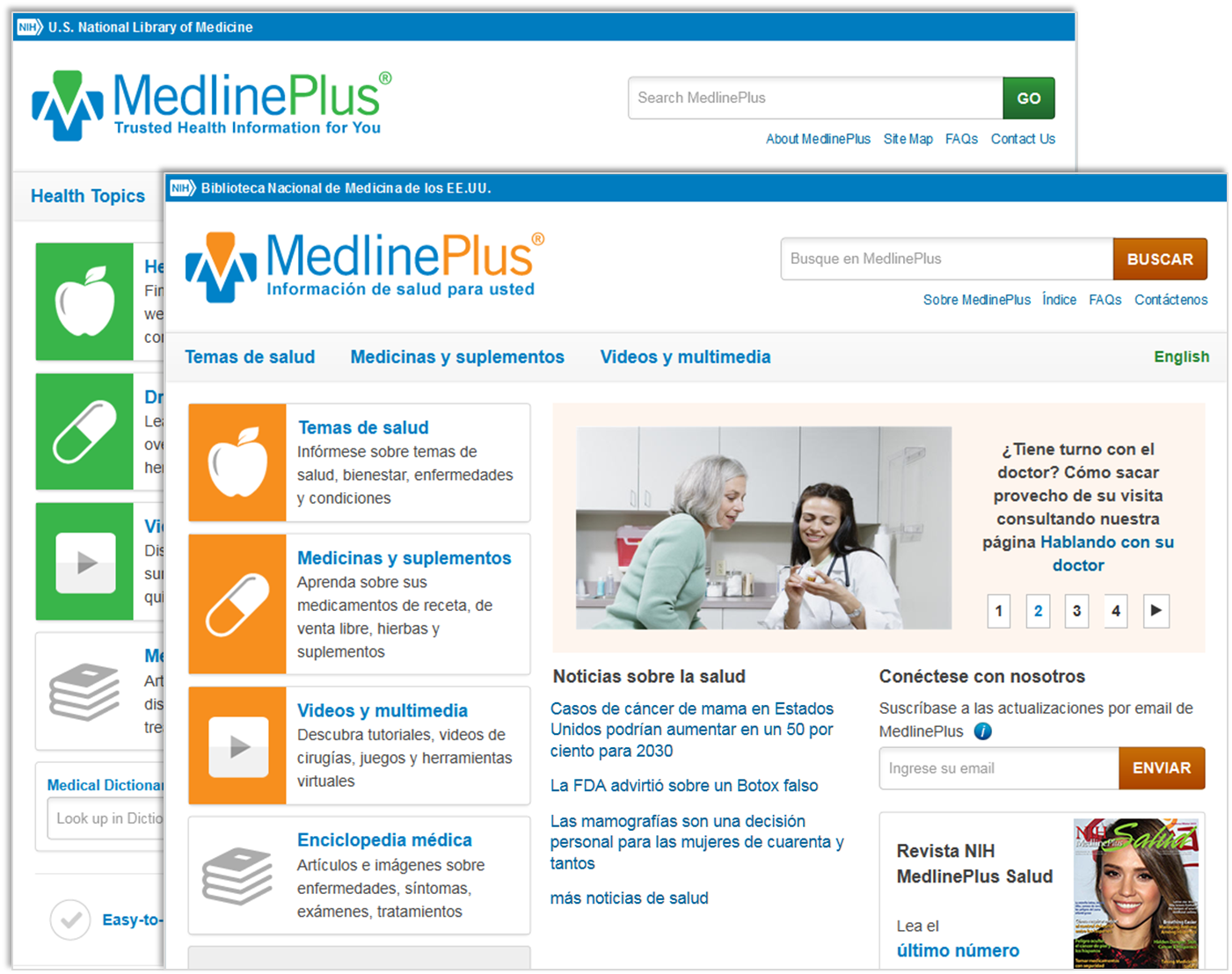 Medlineplus® Está En Todos Lados Acceda A Nuestra Información Desde Su Teléfono Tableta O 3860