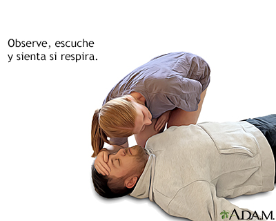 Verifique si respira