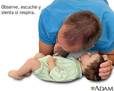 Verifique si respira